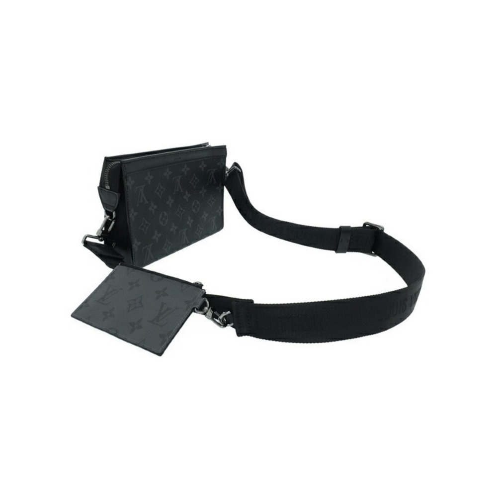 Louis Vuitton Gaston Eclipse Bag Wearable Monogram Black Wallet Shoulder